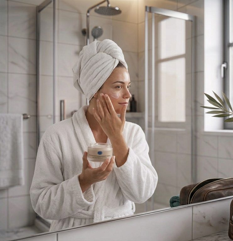 Vsakodnevna rutina z vlažilno kremo Cosmetica Italiana